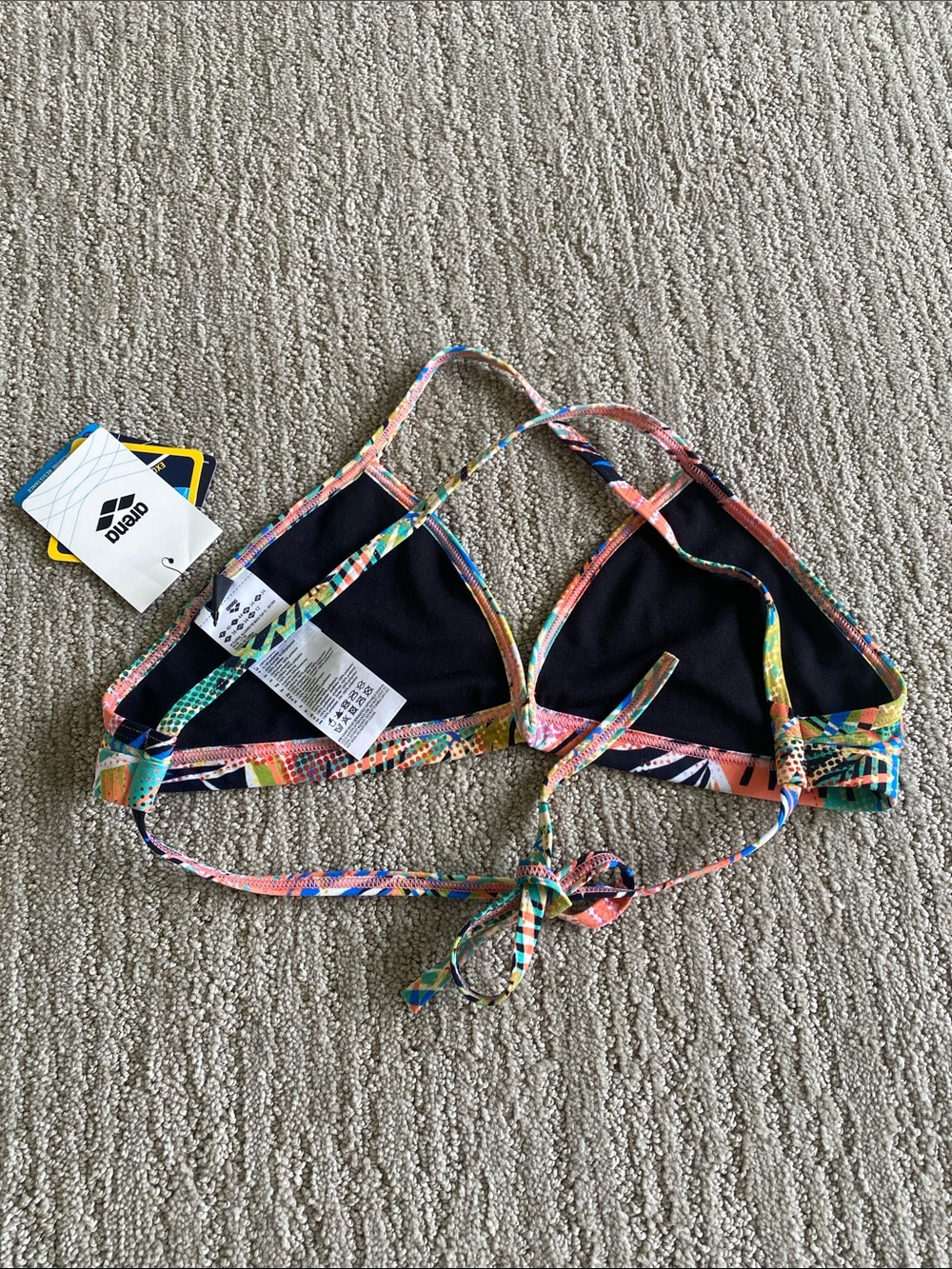 Arena Tropical Floral Bikini Suit. - Picture 3 of 9